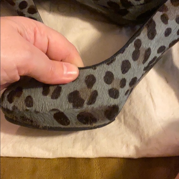 J Crew Pia calf hair leopard platform heels - Picture 10 of 10